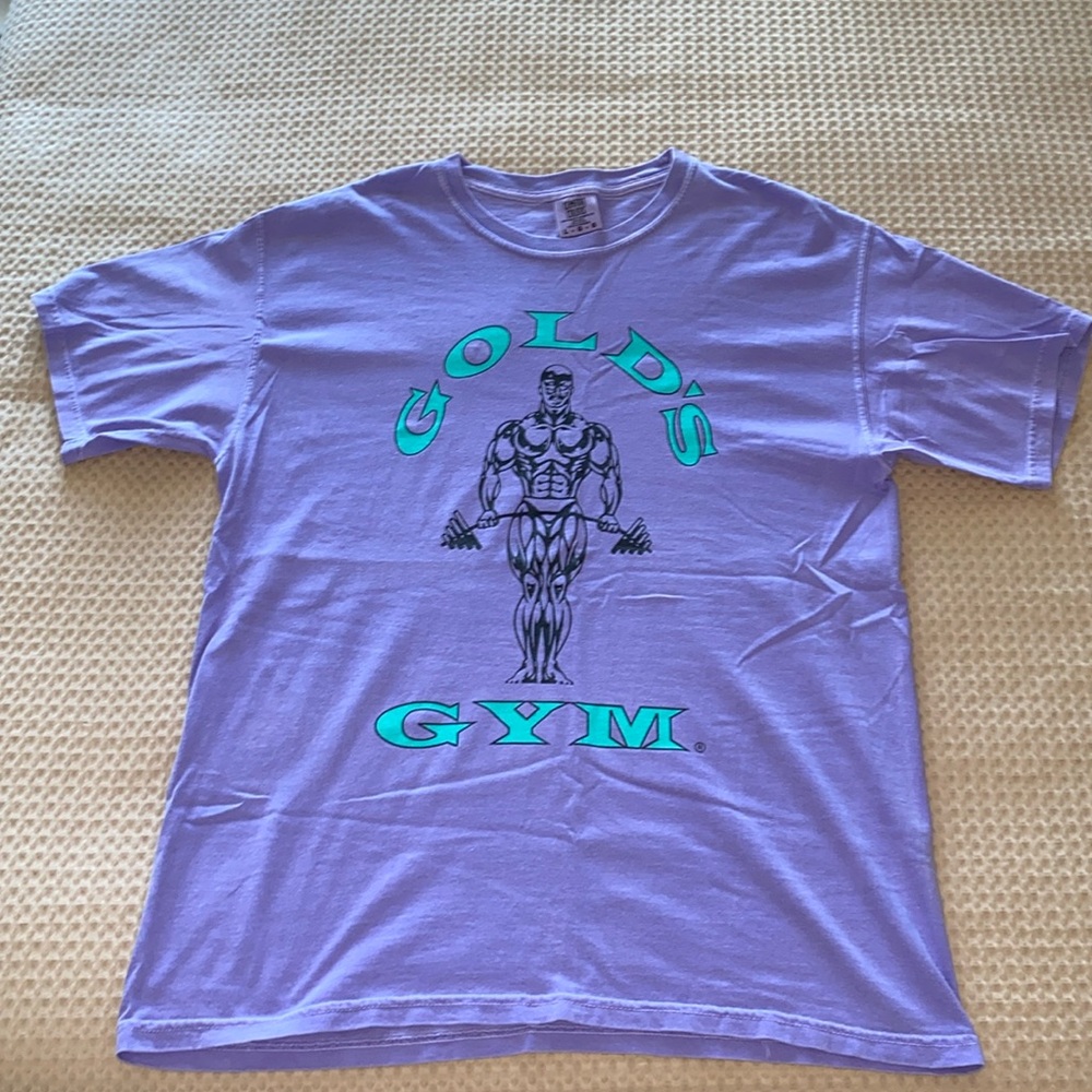 Gold’s Gym Purple Graphic Tee